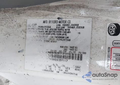 2005 Ford Mustang V6 Deluxe/V6 Premium из США, поврежденный, VIN 1ZVFT80N955159117